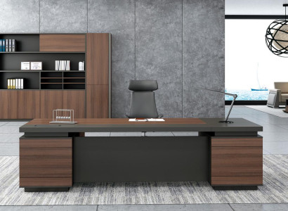 Chef Tisch Holz Tische Eckschreibtisch Bürotisch Arbeitstisch Büro Einrichtung